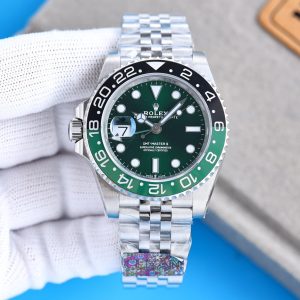 Clean Factory Rolex GMT Master Green Dial Green&Black Ceramic Bezel “Sprite” 904L Jubilee Bracelet 31863285 Movement 40mm