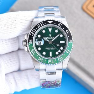 Clean Factory Rolex GMT Master Green Dial Green&Black Ceramic Bezel “Sprite” 904L Oyster Bracelet 31863285 Movement 40mm