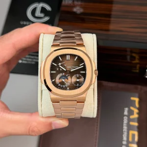 Patek Philippe Nautilus 57121R-001 40mm Rose Gold Chocolate Dial