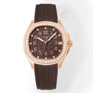 Patek Philippe Aquanaut 5268200R-010 38mm Chocolate Dial Rose Gold Replica 11 – Top Quality