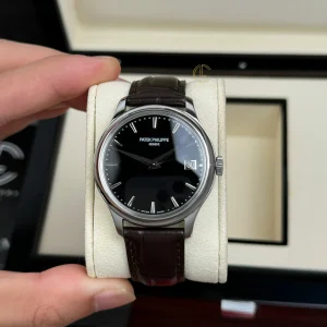 Patek Philippe Calatrava 5227G-001 39mm Black Dial Steel