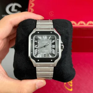 Cartier Santos De Cartier Ceramic CRWSSA0037 39.8mm Miyota.9015 Replica 1:1 – Top Quality Version