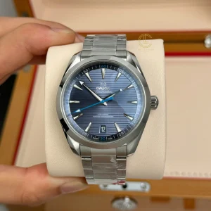Omega Seamaster Aqua-Terra 220.10.41.21.03.001 41mm Blue Dial Steel Replica 11 – Top Quality