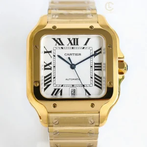 Cartier Santos de Cartier WGSA0029 39.8mm Yellow Gold Replica 1:1 – Top Quality Version